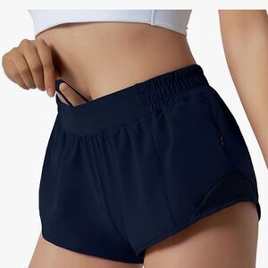 1063 NWT Aurefin Running Shorts for Women,Quick Dry Athletic Sports Shorts